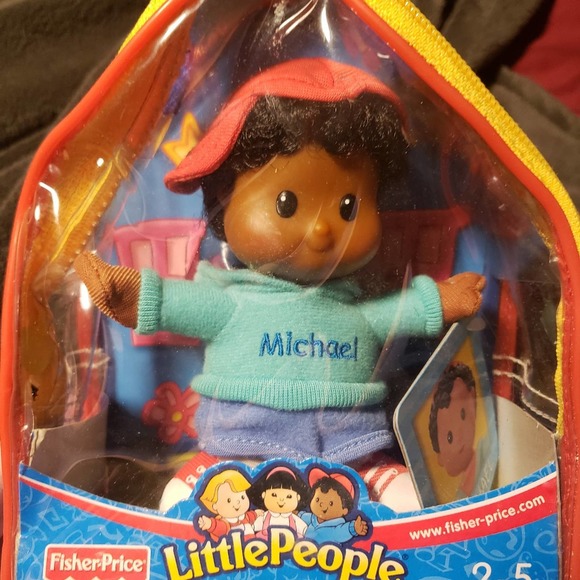 Vintage 2004 fisher price little people Michael doll new still in package - Picture 2 of 5